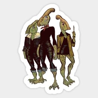 Parasaurolophus Girls Sticker